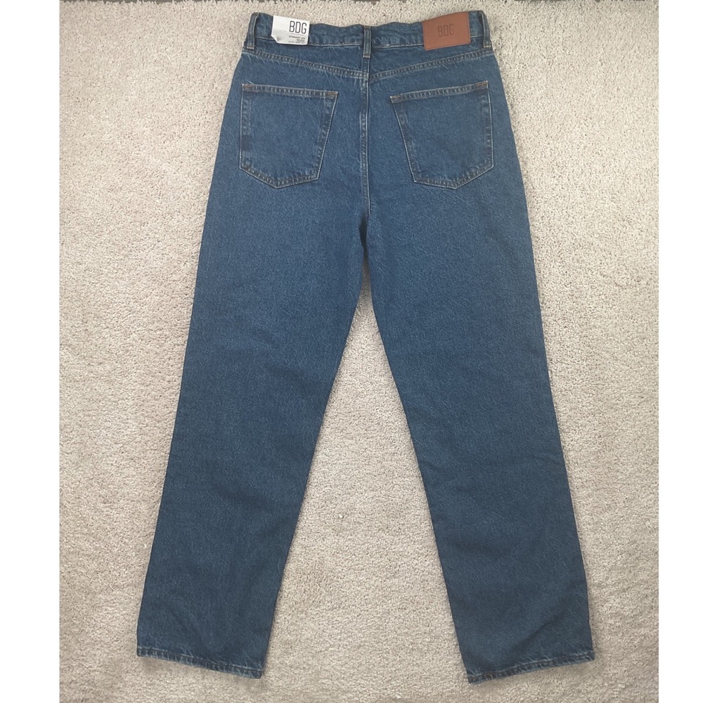 BDG Urban Outfitters Womens Straight Leg Jeans Blue Medium Wash W30 L32 NEW - Picture 6 of 8